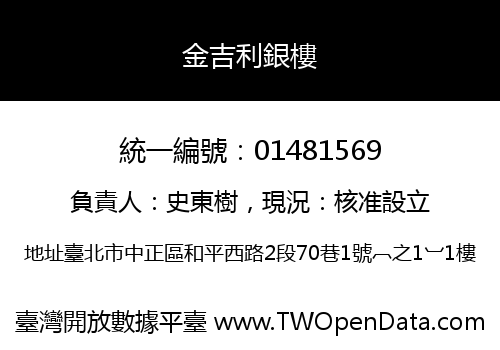金吉利銀樓