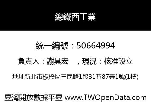 總鐵西工業