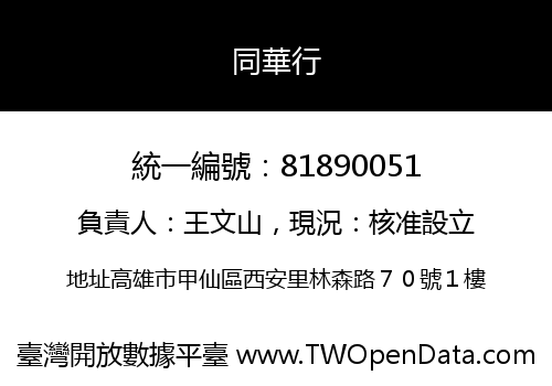 同華行