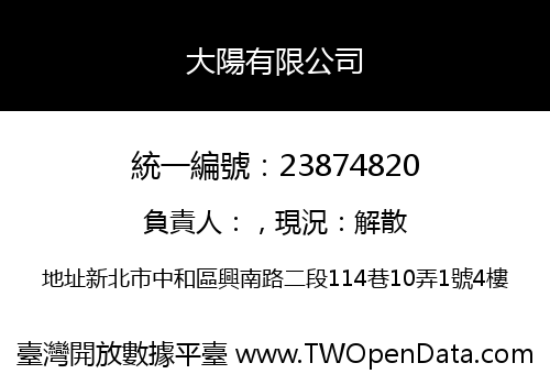 大陽有限公司
