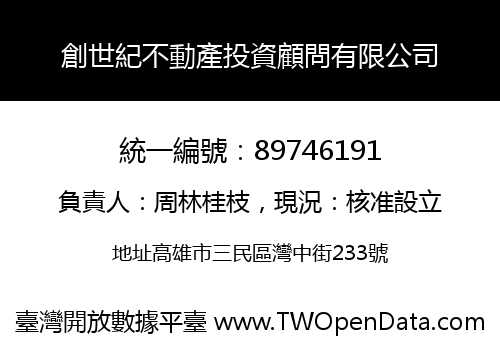 創世紀不動產投資顧問有限公司