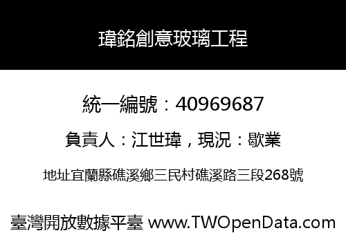 瑋銘創意玻璃工程