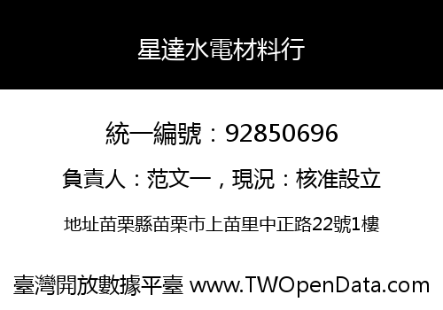 星達水電材料行