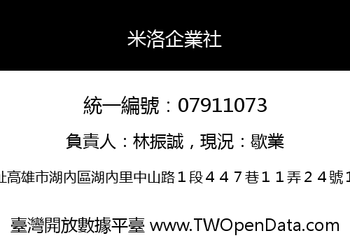米洛企業社