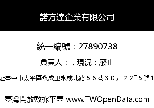 諾方達企業有限公司