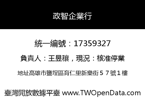 政智企業行
