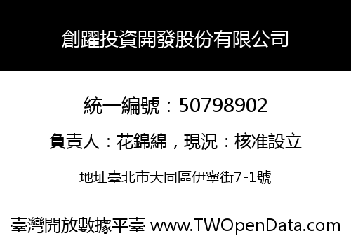 創躍投資開發股份有限公司