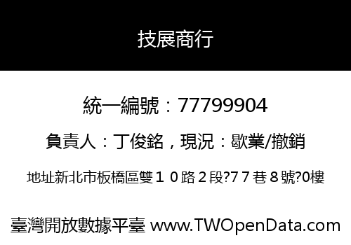 技展商行