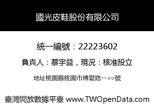 國光皮鞋股份有限公司