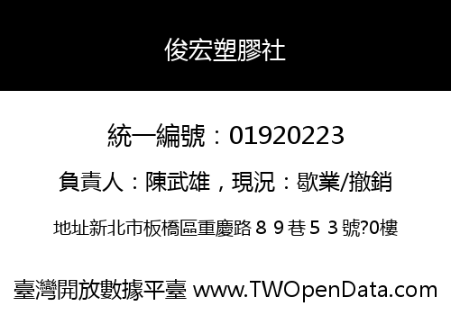 俊宏塑膠社