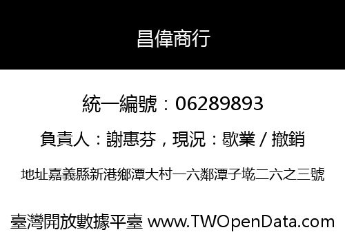 昌偉商行