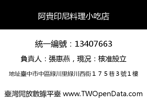 阿貴印尼料理小吃店