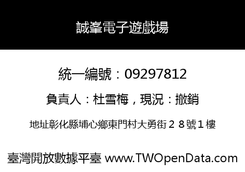 誠峯電子遊戲場