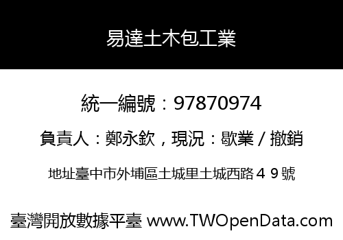 易達土木包工業