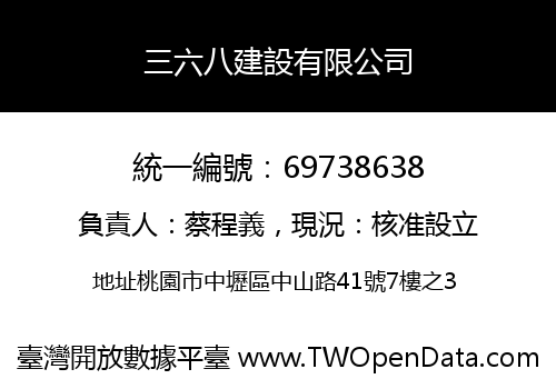 三六八建設有限公司