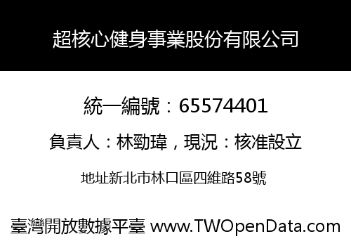 超核心健身事業股份有限公司