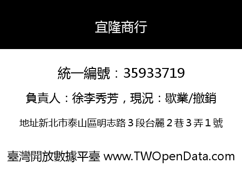 宜隆商行