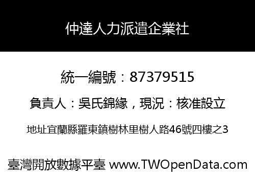 仲達人力派遣企業社