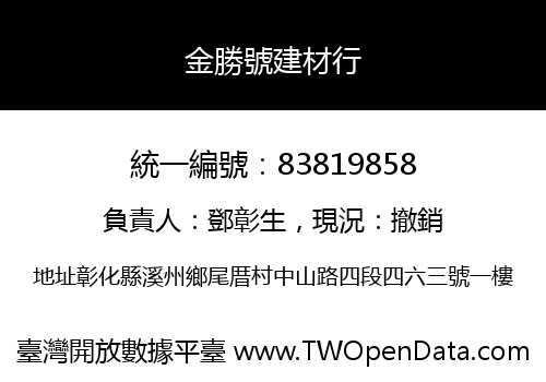 金勝號建材行