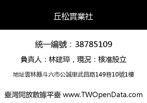 丘松實業社