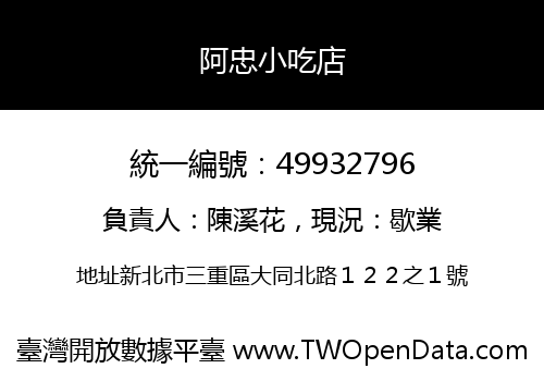阿忠小吃店