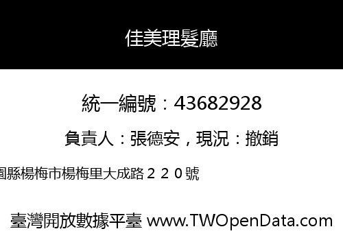 佳美理髮廳
