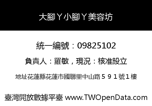 大腳ㄚ小腳ㄚ美容坊
