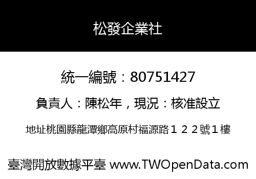 松發企業社