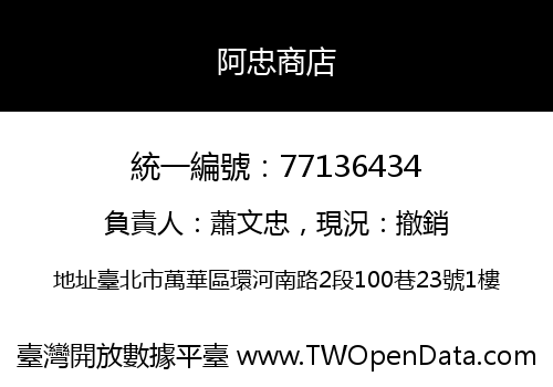 阿忠商店