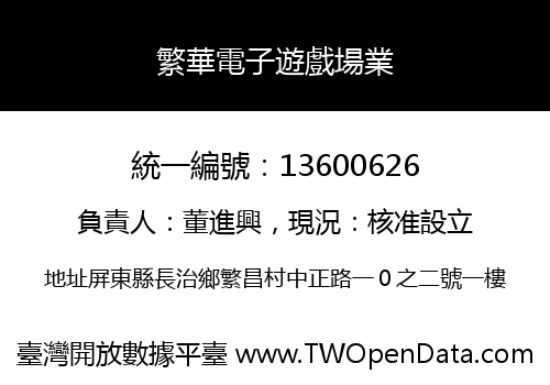 繁華電子遊戲場業