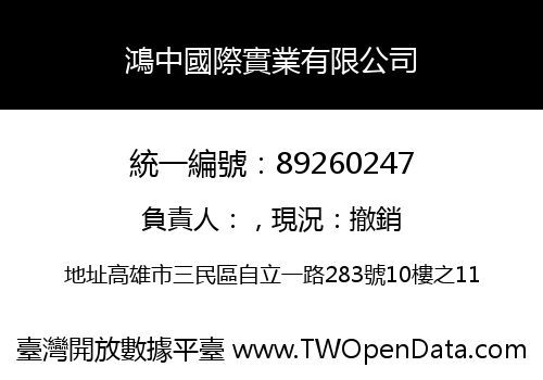 鴻中國際實業有限公司