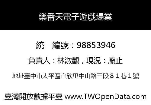 樂番天電子遊戲場業