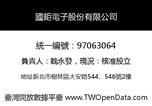 國鉅電子股份有限公司