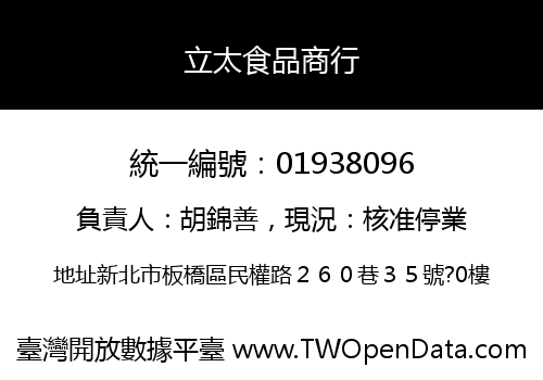 立太食品商行