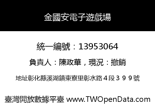 金國安電子遊戲場