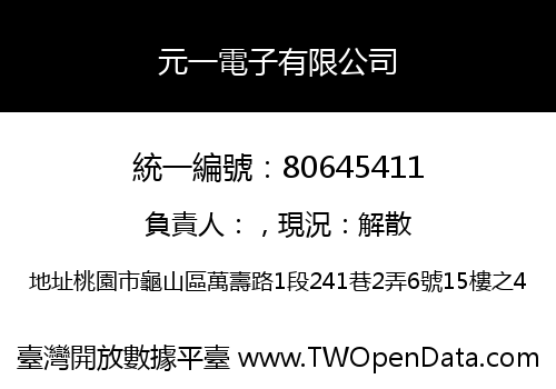 元一電子有限公司
