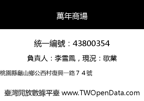 萬年商場
