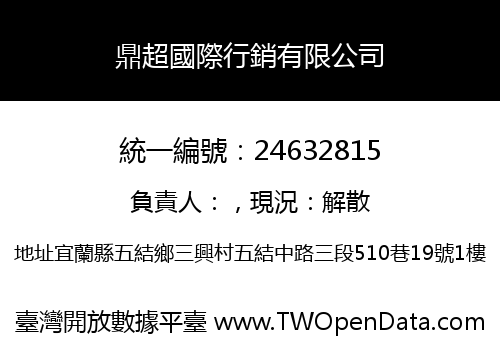 鼎超國際行銷有限公司