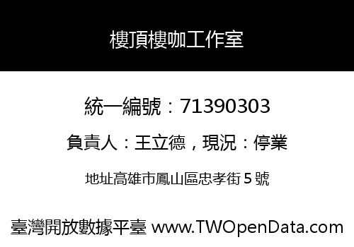 樓頂樓咖工作室