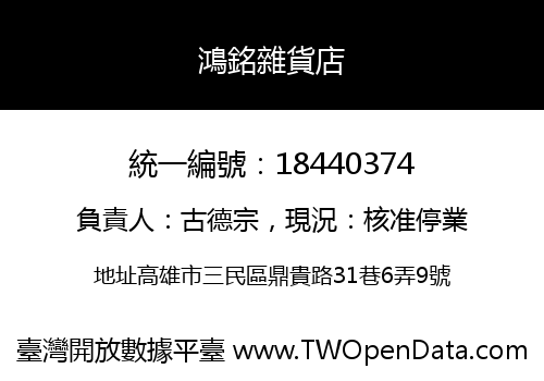 鴻銘雜貨店