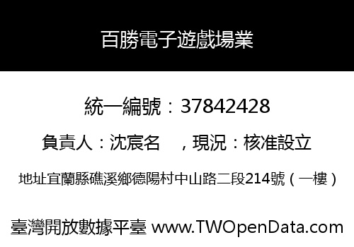百勝電子遊戲場業