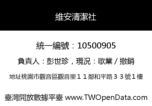 維安清潔社