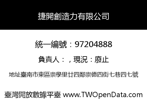 捷開創造力有限公司