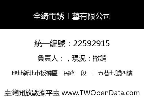 全綺電銹工藝有限公司