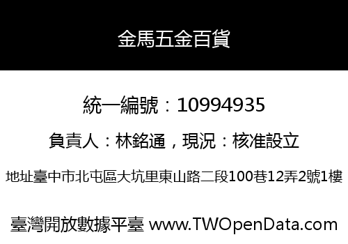 金馬五金百貨
