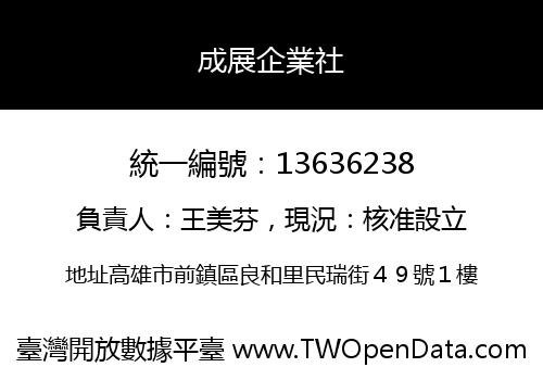 成展企業社