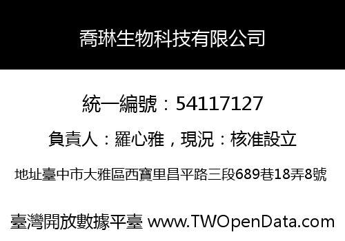 喬琳生物科技有限公司