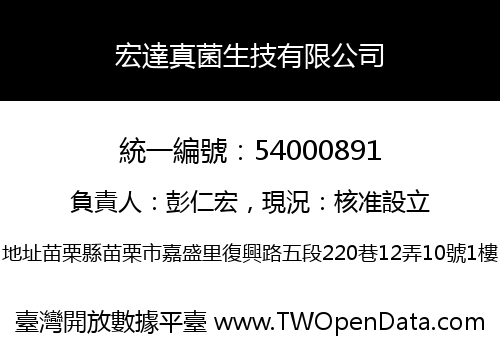 宏達真菌生技有限公司