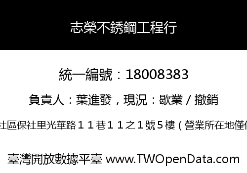 志榮不銹鋼工程行