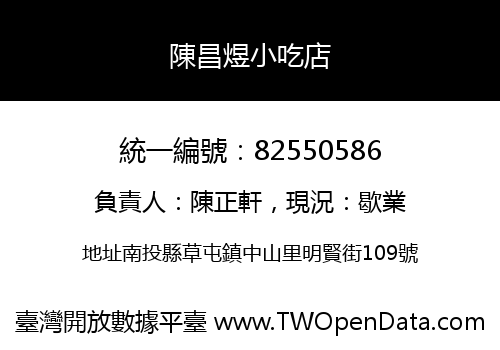 陳昌煜小吃店